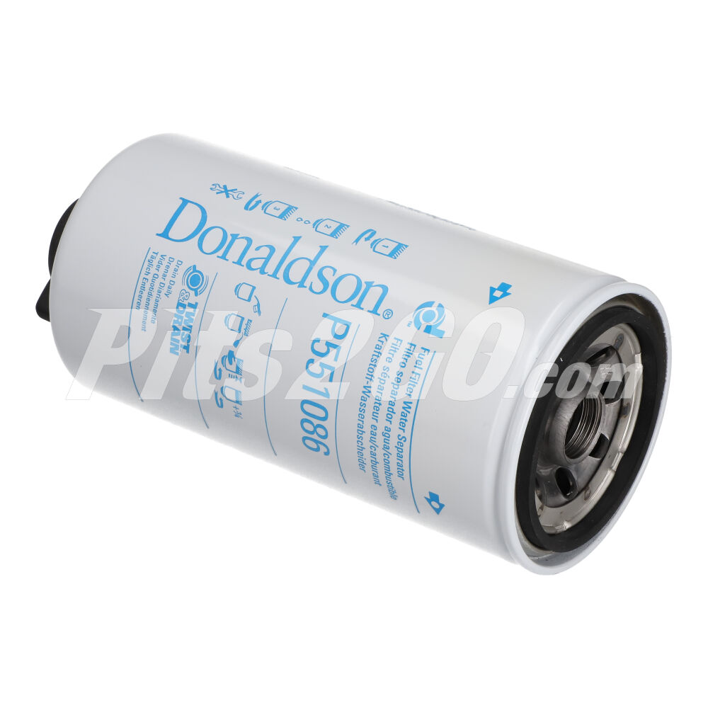 Filtro separador aceite combustible para Tractocamión, Marca Donaldson, compatible con Genérico image number 1