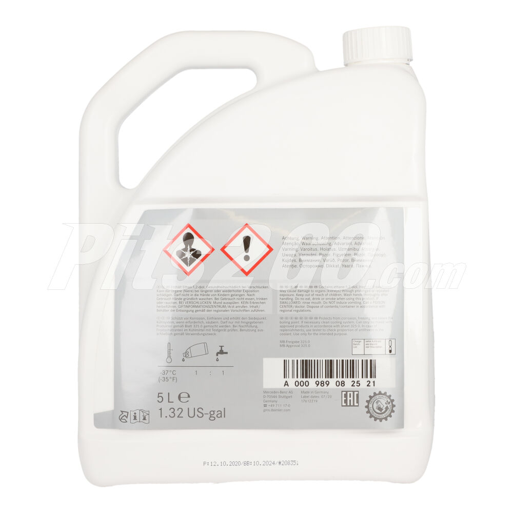 Liquido anticorrosivo y anticongelante s/nitritos 5 litros image number 3