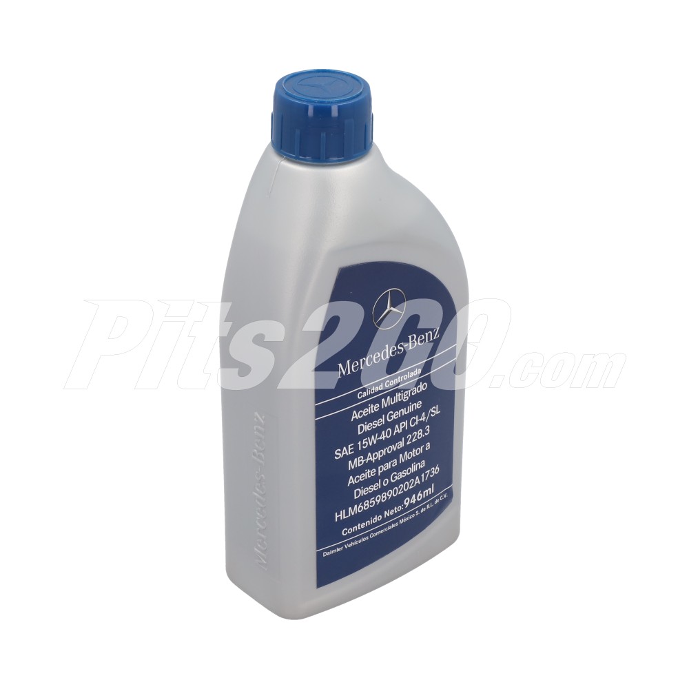 Aceite para motores a diésel o gasolina SAE 15W40 API CI-4/SL, 946 ml image number 1