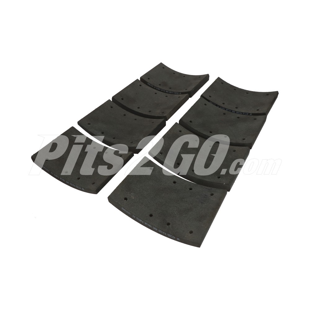 Balata block 16.5 para Tractocamión, Marca Value-Parts, compatible con Genérico image number 1