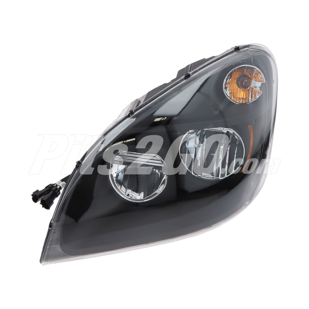 Faro izquierdo c/mod led base negra para Tractocamión, Marca Alliance, compatible con Cascadia image number 2