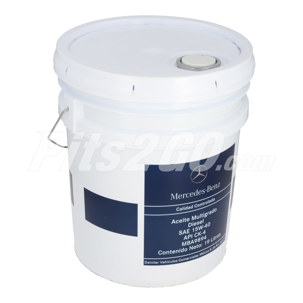 Aceite para motores a diésel multigrago SAE 15W-40 API CK-4, cubeta 19 litros image number 2