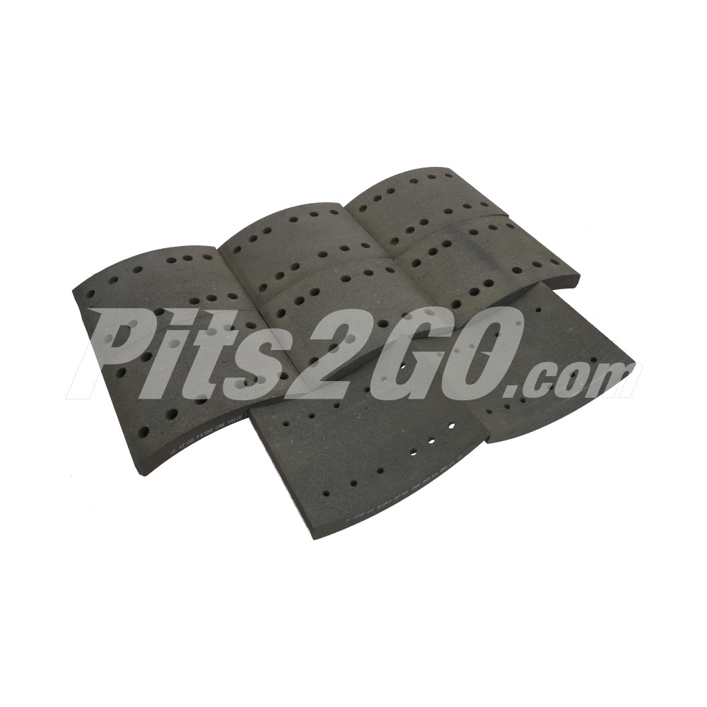 Balata block 16.5" x 6" q+ para Tractocamión, Marca Value-Parts, compatible con Genérico image number 2
